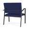 Lesro Newport Bariatric Chair Metal Frame, Charcoal, OH Cobalt Upholstery NP1401 - alternate 3